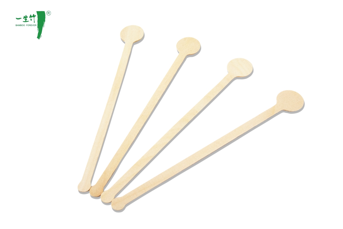 Palito Revolvedor de Café de Madera – Punta Redonda