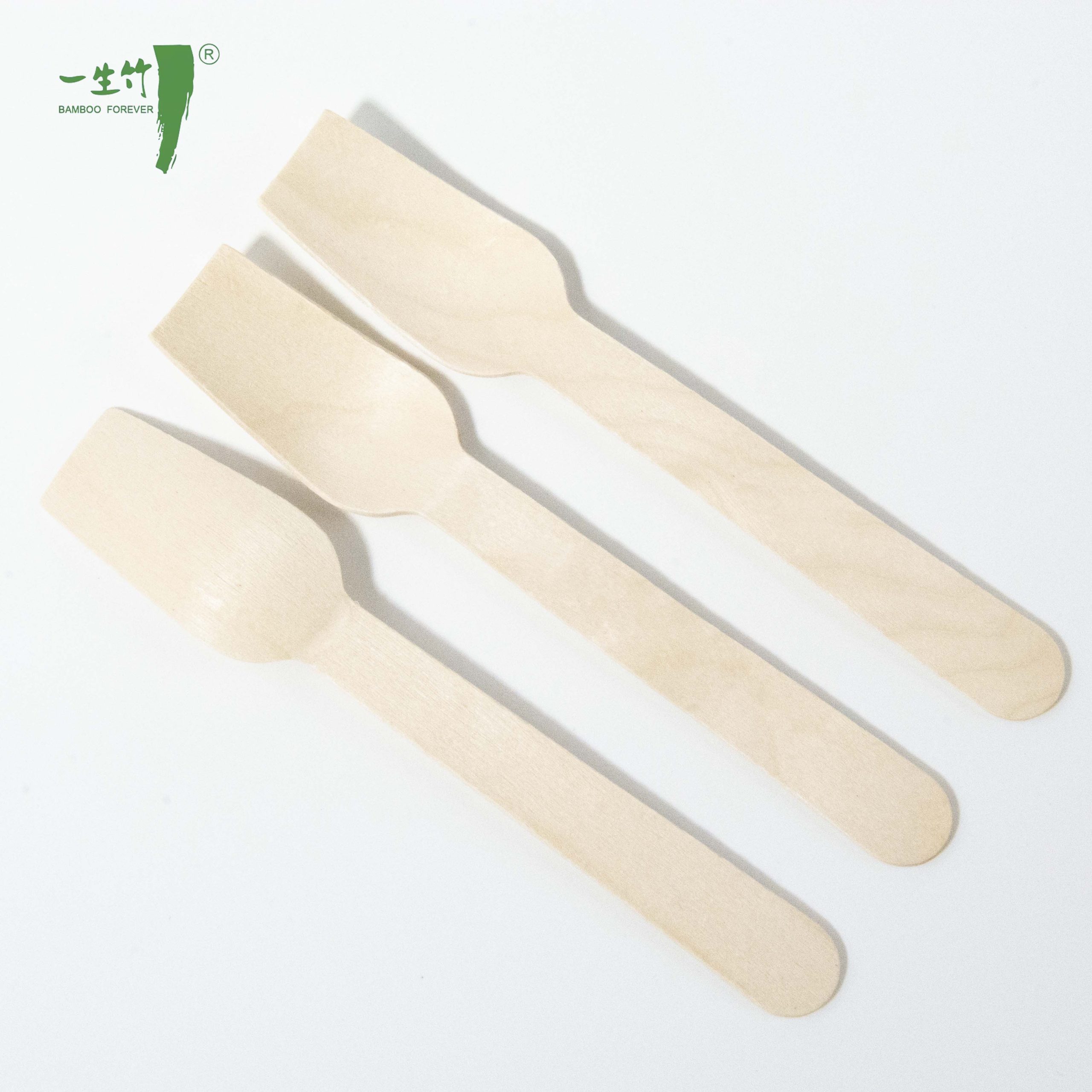 Cubiertos Desechables de Madera para Supermercados – Granel para Fiestas y Eventos