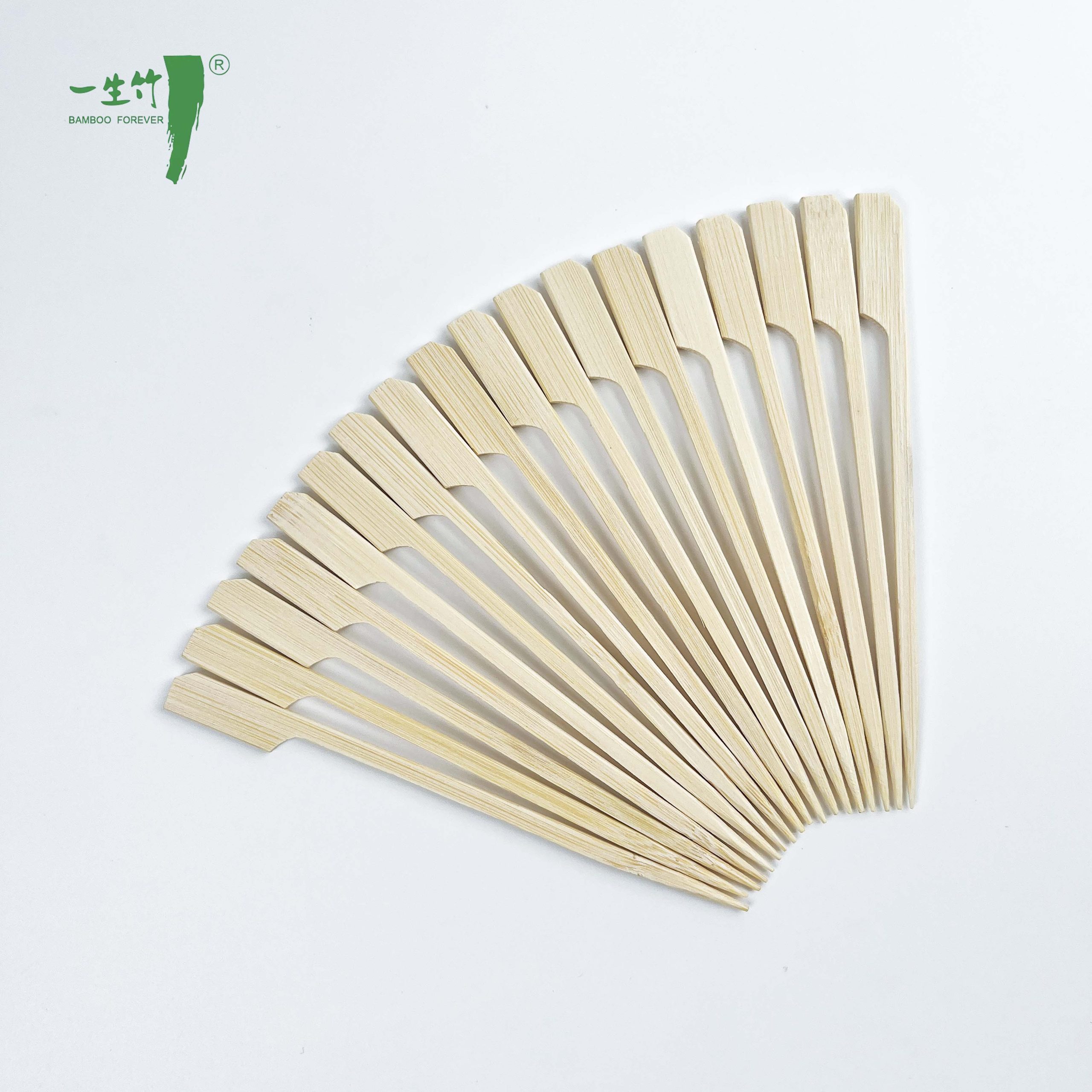 Mayorista de Paletas Desechables Personalizadas de Bambú TEPPO BBQ