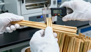 Garantice palillos de bambú premium cumpliendo con las normas ISO 9001 FSC BRC y verificando parámetros físicos según DB43-T 3079 para evitar pérdidas operativas